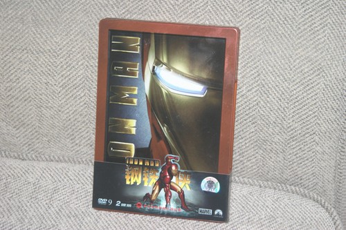 Iron man disc dvd steelbook - man, 2