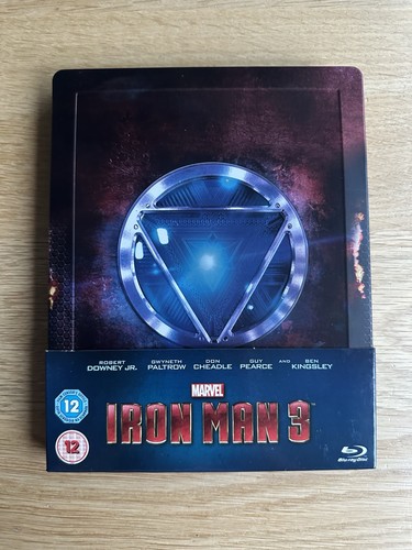 Marvel iron man blu - iron, 3