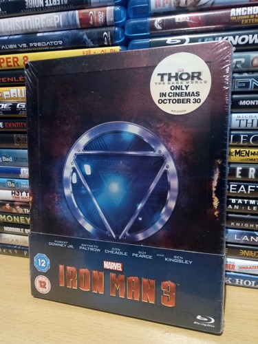 Iron man blu ray steelbook - iron, 3