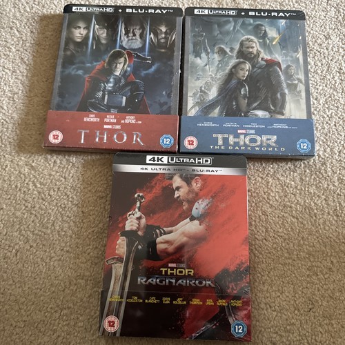 Thor trilogy steelbooks - thor,